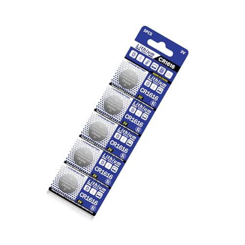 Set Von 5pcs CR1616 3V Batterien DL1616/ECR1616/BR1616 Für Kleine Elektronikuhren Kopfhörer Und Sportgeräte Set Von 5pcs CR1616 3V Batterien DL1616/ECR1616/BR1616 Für Kleine Elektronikuhren Kopfhörer Und Sportgeräte von Bokcztml