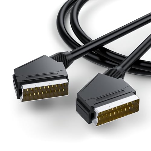 BolAAzuL Scart Kabel RGB True 21-Pin 5 Meter, Composite RGB für Fernseher, Recorder, DVD-Player, Videorecorder, STB BolAAzuL Scart Kabel RGB True 21-Pin 5 Meter, Composite RGB für Fernseher, Recorder, DVD-Player, Videorecorder, STB von BolAAzuL