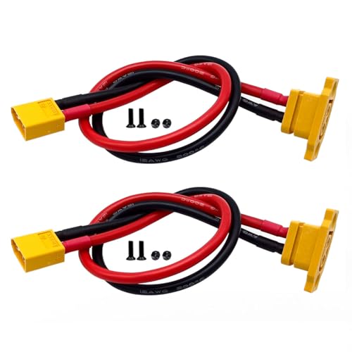 2 Stücke Vergoldete XT60E-F Buchse auf XT60 Männlich Stecker Adapter Verlängerungskabel 30cm 12awg Draht für rc Modell Drohne 2 Stücke Vergoldete XT60E-F Buchse auf XT60 Männlich Stecker Adapter Verlängerungskabel 30cm 12awg Draht für rc Modell Drohne von Boladge