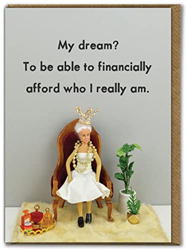 Bold & Bright - Lustige Geburtstagskarte – "My Dream?" – Lustige lustige Karten für Frauen – freche Karten für Ihre Mädchen, Damen, Freunde – Neuheit Humorkarten Bold & Bright - Lustige Geburtstagskarte – "My Dream?" – Lustige lustige Karten für Frauen – freche Karten für Ihre Mädchen, Damen, Freunde – Neuheit Humorkarten von Brainbox Candy