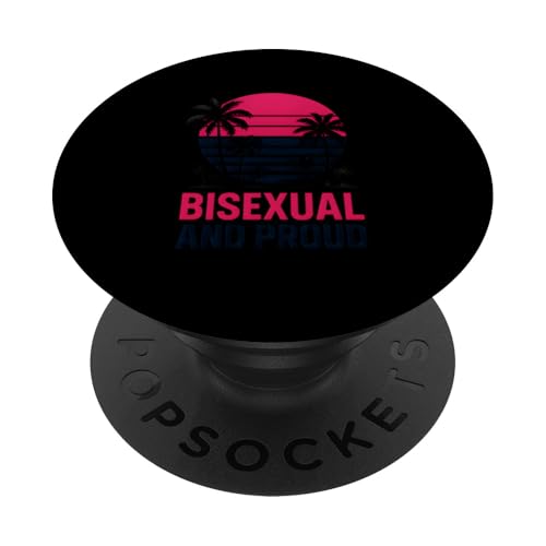 Bisexual Pride Pink Lila Blau Damen Sichtbarkeit PopSockets Klebender PopGrip Bisexual Pride Pink Lila Blau Damen Sichtbarkeit PopSockets Klebender PopGrip von Boldly Queer - Expressive Pride Apparel for All