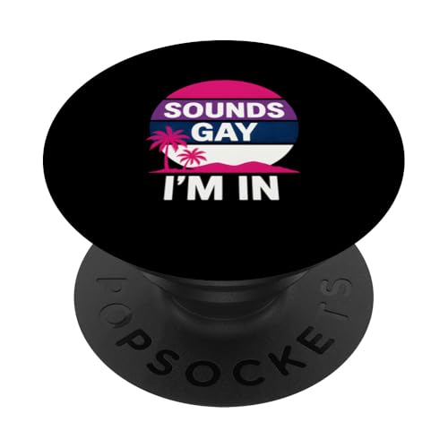 Bisexual Pride Sounds Gay Vintage Damen LGBTQ+ PopSockets Klebender PopGrip Bisexual Pride Sounds Gay Vintage Damen LGBTQ+ PopSockets Klebender PopGrip von Boldly Queer - Expressive Pride Apparel for All
