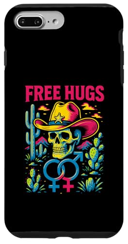Gay Pride Free Umarmt Cowboy-Totenkopf Cooler Regenbogen LGBTQ+ Hülle für iPhone 7 Plus/8 Plus Gay Pride Free Umarmt Cowboy-Totenkopf Cooler Regenbogen LGBTQ+ Hülle für iPhone 7 Plus/8 Plus von Boldly Queer - Expressive Pride Apparel for All