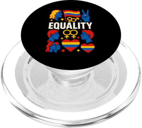 Gay Pride Month Gleichheit Rainbow LGBTQ+ Pride PopSockets PopGrip für MagSafe Gay Pride Month Gleichheit Rainbow LGBTQ+ Pride PopSockets PopGrip für MagSafe von Boldly Queer - Expressive Pride Apparel for All