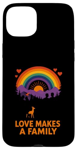 Gay Pride Month Liebe macht eine Familie zum Regenbogen LGBTQ+ Hülle für iPhone 15 Plus Gay Pride Month Liebe macht eine Familie zum Regenbogen LGBTQ+ Hülle für iPhone 15 Plus von Boldly Queer - Expressive Pride Apparel for All