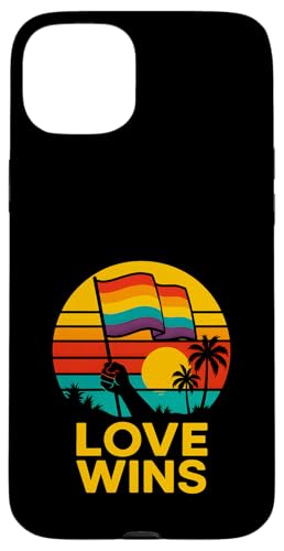 Gay Pride Month Love gewinnt Retro-Regenbogen LGBTQ+ Hülle für iPhone 15 Plus Gay Pride Month Love gewinnt Retro-Regenbogen LGBTQ+ Hülle für iPhone 15 Plus von Boldly Queer - Expressive Pride Apparel for All