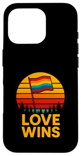 Gay Pride Month Love gewinnt Retro-Regenbogen LGBTQ+ Hülle für iPhone 16 Pro Gay Pride Month Love gewinnt Retro-Regenbogen LGBTQ+ Hülle für iPhone 16 Pro von Boldly Queer - Expressive Pride Apparel for All