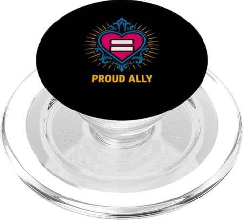 Gay Pride Month Proud Ally Vintage-Regenbogenherz, LGBTQ+ PopSockets PopGrip für MagSafe Gay Pride Month Proud Ally Vintage-Regenbogenherz, LGBTQ+ PopSockets PopGrip für MagSafe von Boldly Queer - Expressive Pride Apparel for All