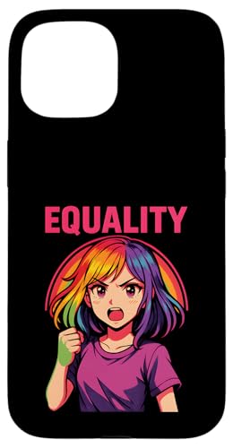 Gay Pride Parade Monat Gleichheit Moderner Regenbogen LGBTQ+ Hülle für iPhone 15 von Boldly Queer - Expressive Pride Apparel for All