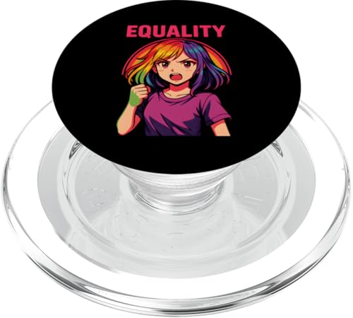 Gay Pride Parade Monat Gleichheit Moderner Regenbogen LGBTQ+ PopSockets PopGrip für MagSafe Gay Pride Parade Monat Gleichheit Moderner Regenbogen LGBTQ+ PopSockets PopGrip für MagSafe von Boldly Queer - Expressive Pride Apparel for All