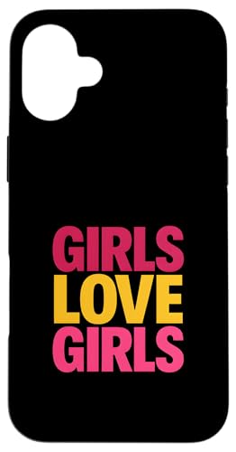 Lesbian Pride Girls lieben Frauen im Retro-LGBTQ+ Hülle für iPhone 16 Plus Lesbian Pride Girls lieben Frauen im Retro-LGBTQ+ Hülle für iPhone 16 Plus von Boldly Queer - Expressive Pride Apparel for All