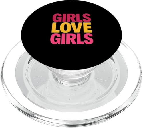 Lesbian Pride Girls lieben Frauen im Retro-LGBTQ+ PopSockets PopGrip für MagSafe Lesbian Pride Girls lieben Frauen im Retro-LGBTQ+ PopSockets PopGrip für MagSafe von Boldly Queer - Expressive Pride Apparel for All