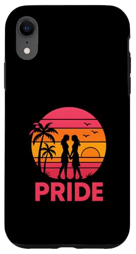 Lesbian Pride Love Retro-Sonnenuntergang für Damen, LGBTQ+ Hülle für iPhone XR Lesbian Pride Love Retro-Sonnenuntergang für Damen, LGBTQ+ Hülle für iPhone XR von Boldly Queer - Expressive Pride Apparel for All