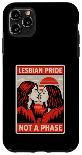 Lesbian Pride Not a Phase Retro Damen Liebe Frauen LGBTQ+ Hülle für iPhone 11 Pro Max Lesbian Pride Not a Phase Retro Damen Liebe Frauen LGBTQ+ Hülle für iPhone 11 Pro Max von Boldly Queer - Expressive Pride Apparel for All
