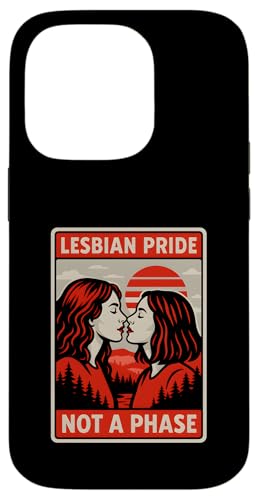 Lesbian Pride Not a Phase Retro Damen Liebe Frauen LGBTQ+ Hülle für iPhone 14 Pro Lesbian Pride Not a Phase Retro Damen Liebe Frauen LGBTQ+ Hülle für iPhone 14 Pro von Boldly Queer - Expressive Pride Apparel for All