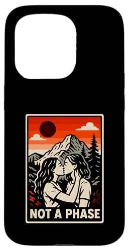 Lesbian Pride Not a Phase Retro Damen Liebe Frauen LGBTQ+ Hülle für iPhone 15 Pro Lesbian Pride Not a Phase Retro Damen Liebe Frauen LGBTQ+ Hülle für iPhone 15 Pro von Boldly Queer - Expressive Pride Apparel for All