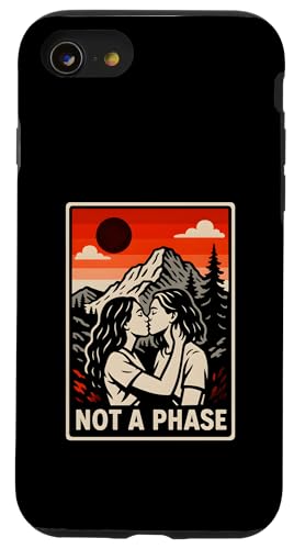 Lesbian Pride Not a Phase Retro Damen Liebe Frauen LGBTQ+ Hülle für iPhone SE (2020) / 7 / 8 von Boldly Queer - Expressive Pride Apparel for All