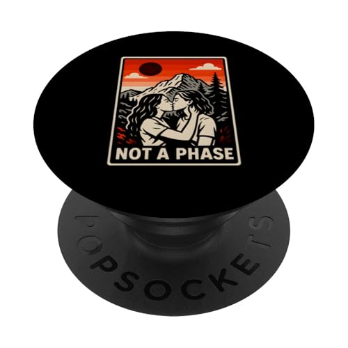 Lesbian Pride Not a Phase Retro Damen Liebe Frauen LGBTQ+ PopSockets Klebender PopGrip Lesbian Pride Not a Phase Retro Damen Liebe Frauen LGBTQ+ PopSockets Klebender PopGrip von Boldly Queer - Expressive Pride Apparel for All