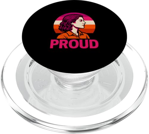 Lesbian Pride Stolze Vintage-Frauen lieben LGBTQ+ PopSockets PopGrip für MagSafe Lesbian Pride Stolze Vintage-Frauen lieben LGBTQ+ PopSockets PopGrip für MagSafe von Boldly Queer - Expressive Pride Apparel for All