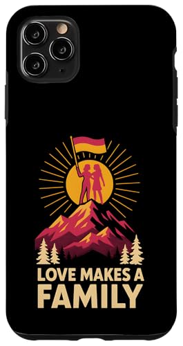 Lesbische Liebe macht eine sapphische Familienflagge LGBTQ+ Hülle für iPhone 11 Pro Max Lesbische Liebe macht eine sapphische Familienflagge LGBTQ+ Hülle für iPhone 11 Pro Max von Boldly Queer - Expressive Pride Apparel for All