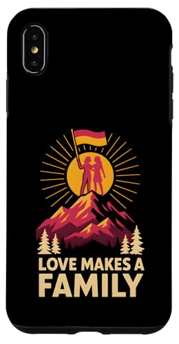 Lesbische Liebe macht eine sapphische Familienflagge LGBTQ+ Hülle für iPhone XS Max Lesbische Liebe macht eine sapphische Familienflagge LGBTQ+ Hülle für iPhone XS Max von Boldly Queer - Expressive Pride Apparel for All
