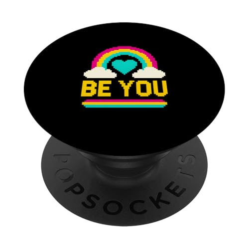 Queer Pride Be You Bold Rainbow 8-Bit Videospiel LGBTQ+ PopSockets Klebender PopGrip Queer Pride Be You Bold Rainbow 8-Bit Videospiel LGBTQ+ PopSockets Klebender PopGrip von Boldly Queer - Expressive Pride Apparel for All