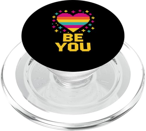 Queer Pride Be You Bold Rainbow 8-Bit Videospiel LGBTQ+ PopSockets PopGrip für MagSafe Queer Pride Be You Bold Rainbow 8-Bit Videospiel LGBTQ+ PopSockets PopGrip für MagSafe von Boldly Queer - Expressive Pride Apparel for All