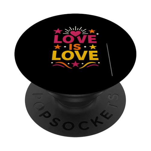 Queer Pride Month LGBTQ+ Liebe ist Liebe Vintage-Herzen PopSockets Klebender PopGrip Queer Pride Month LGBTQ+ Liebe ist Liebe Vintage-Herzen PopSockets Klebender PopGrip von Boldly Queer - Expressive Pride Apparel for All