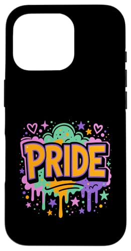 Queer Pride Month Mutige Graffiti-Herzen, niedliche LGBTQ+ Hülle für iPhone 16 Pro Queer Pride Month Mutige Graffiti-Herzen, niedliche LGBTQ+ Hülle für iPhone 16 Pro von Boldly Queer - Expressive Pride Apparel for All