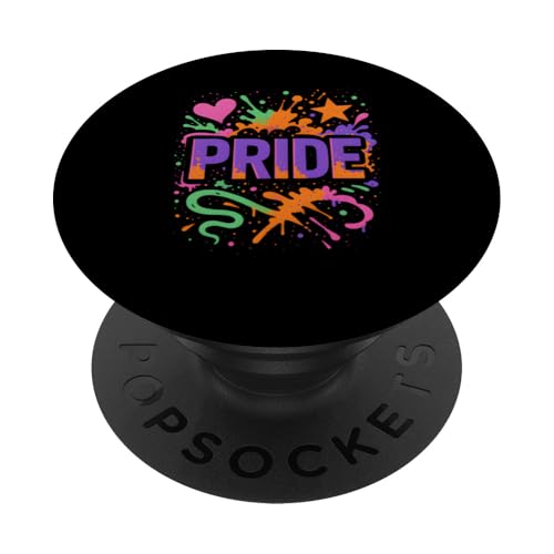 Queer Pride Month Mutige Graffiti-Herzen, niedliche LGBTQ+ PopSockets Klebender PopGrip Queer Pride Month Mutige Graffiti-Herzen, niedliche LGBTQ+ PopSockets Klebender PopGrip von Boldly Queer - Expressive Pride Apparel for All