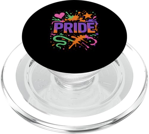 Queer Pride Month Mutige Graffiti-Herzen, niedliche LGBTQ+ PopSockets PopGrip für MagSafe Queer Pride Month Mutige Graffiti-Herzen, niedliche LGBTQ+ PopSockets PopGrip für MagSafe von Boldly Queer - Expressive Pride Apparel for All
