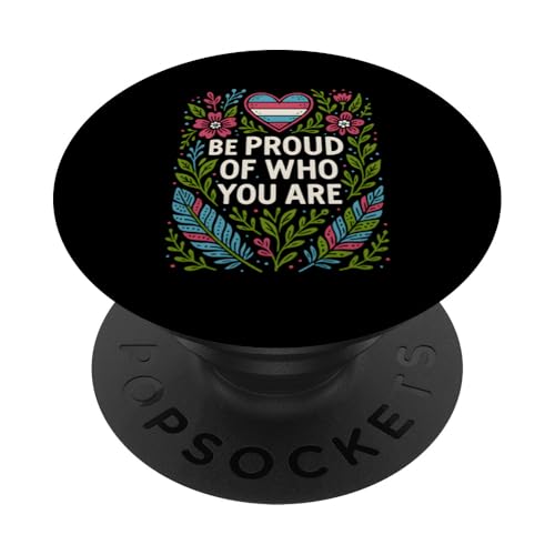 Transgender Pride Be Proud Modern Unisex LGBTQ+ Sichtbarkeit PopSockets Klebender PopGrip Transgender Pride Be Proud Modern Unisex LGBTQ+ Sichtbarkeit PopSockets Klebender PopGrip von Boldly Queer - Expressive Pride Apparel for All
