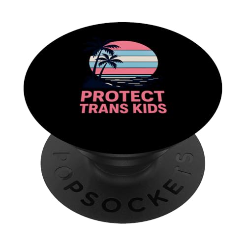 Transgender Pride Protect Trans Kids Retro LGBTQ+ Sichtbarkeit PopSockets Klebender PopGrip Transgender Pride Protect Trans Kids Retro LGBTQ+ Sichtbarkeit PopSockets Klebender PopGrip von Boldly Queer - Expressive Pride Apparel for All