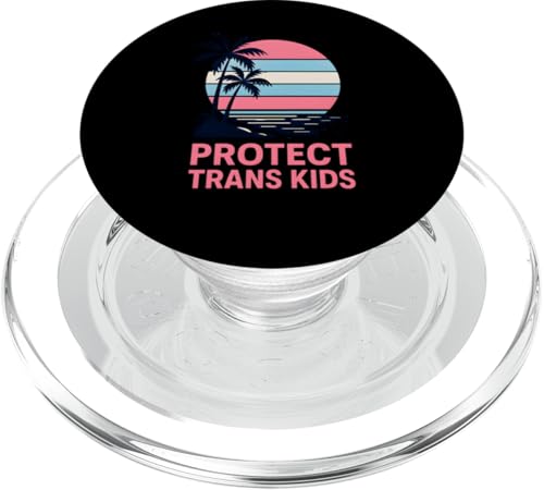 Transgender Pride Protect Trans Kids Retro LGBTQ+ Sichtbarkeit PopSockets PopGrip für MagSafe Transgender Pride Protect Trans Kids Retro LGBTQ+ Sichtbarkeit PopSockets PopGrip für MagSafe von Boldly Queer - Expressive Pride Apparel for All