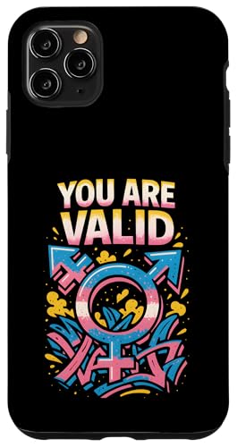 Transgender Pride You Are Valid Damen Unisex Trans Flagge Hülle für iPhone 11 Pro Max Transgender Pride You Are Valid Damen Unisex Trans Flagge Hülle für iPhone 11 Pro Max von Boldly Queer - Expressive Pride Apparel for All