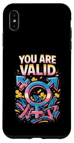 Transgender Pride You Are Valid Damen Unisex Trans Flagge Hülle für iPhone XS Max von Boldly Queer - Expressive Pride Apparel for All