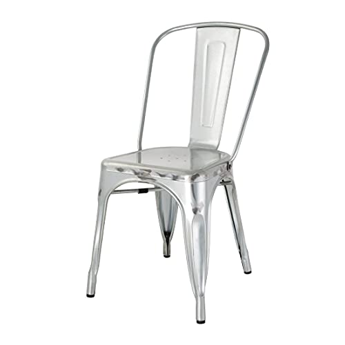 Bolero Bistro Stühle aus verzinktem Stahl 4 Stück von Bolero