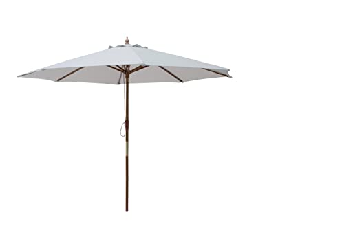 Bolero Runder Sonnenschirm Grau 3 Meter von Bolero