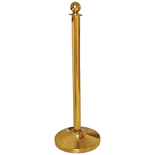 Bolero S652 Absperrpfosten, Kugelkopf, Edelstahl, messingbeschichtet Bolero S652 Absperrpfosten, Kugelkopf, Edelstahl, messingbeschichtet von Bolero