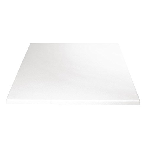 Bolero Square Table Top White - 600mm von Bolero