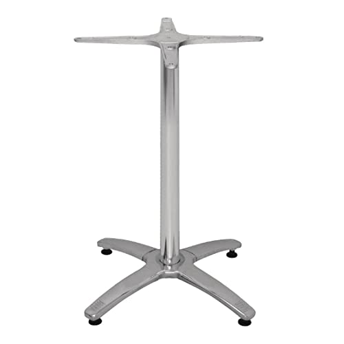 Bolero dn641 Vier bein Tisch Boden, Aluminium, 680(H) x 650(L) x 650(W)mm von Bolero