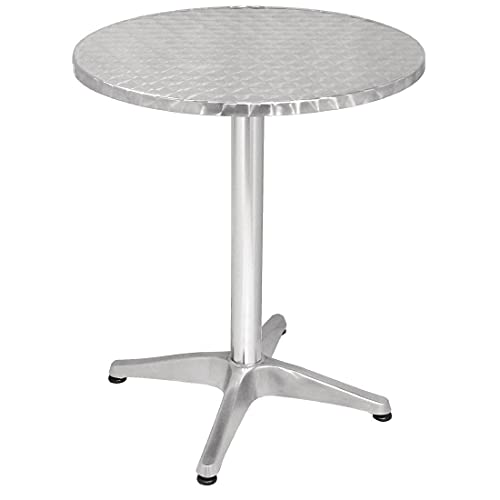 Bolero runder Bistrotisch Edelstahl 1 Bein 60cm von Bolero