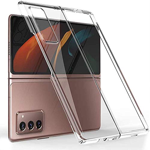 Boleyi Schutzhülle für Samsung Galaxy Z Fold 2 5G, ultradünn, Kratzfest, Ultraleicht, Hartschale, Schutzhülle mit Zubehör für Samsung Galaxy Z Fold 2 5G, transparent von Boleyi