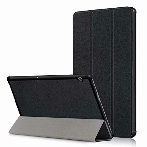 Boleyi Tablet Hülle für Samsung Galaxy Tab A7 10.4 (2020), Slim Schutzhülle Hochwertiges PU Schlank Leder Hülle, mit Ständer Funktion, für Samsung Galaxy Tab A7 10.4 (2020) Zoll Modell,Schwarz von Boleyi