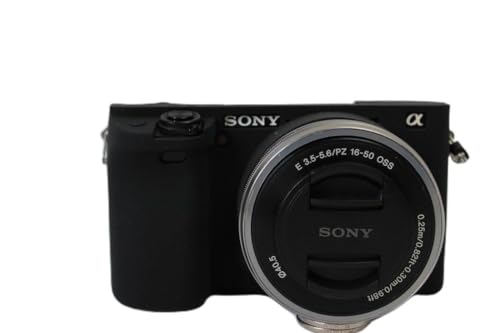 Sony A6400 Hülle, BolinUS Fullbody Ultradünn Leicht Gummi Weich Silikon Gehäuse Tasche Cover für Sony Alpha A6400 (Schwarz) von BolinUS