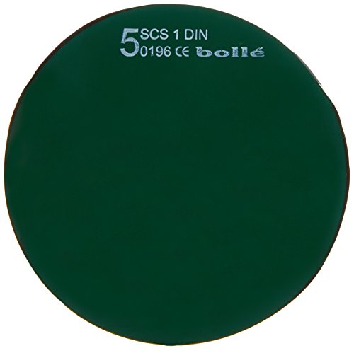 Bollé Safety OCD50P5, Serie MINIPROTEX, One Size Shade 5 Ersatzgläser zum Schweißen - Dunkelgrün von bollé