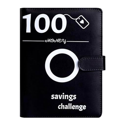 100-Spar-Challenge-Ordner, Cash Binder Spar-Herausforderung, Budget Planner, Geld Sparen Challengers Geldsparmappe, 100-Tage-Budget-Organizer für Banknoten, Bargeld, Münzen, Rechnungen 100-Spar-Challenge-Ordner, Cash Binder Spar-Herausforderung, Budget Planner, Geld Sparen Challengers Geldsparmappe, 100-Tage-Budget-Organizer für Banknoten, Bargeld, Münzen, Rechnungen von Bollisate