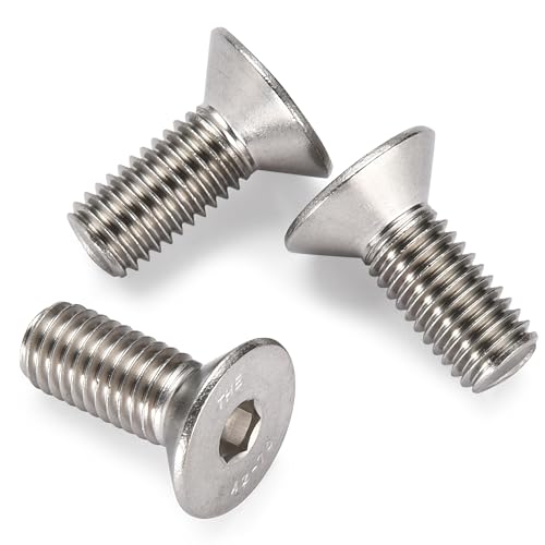 Bolt Dropper Senkschrauben mit M10-1.5, 6 mm Innensechskant - A2 Edelstahl Schraubenmuttern - Zugfestigkeit und Passgenauigkeit - Gewindedurchmesser und Antrieb - 50er-Set Bolt Dropper Senkschrauben mit M10-1.5, 6 mm Innensechskant - A2 Edelstahl Schraubenmuttern - Zugfestigkeit und Passgenauigkeit - Gewindedurchmesser und Antrieb - 50er-Set von Bolt Dropper