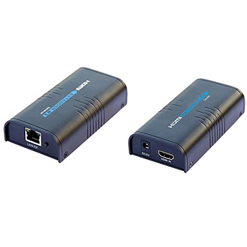 Bolwins A10DS HDMI Extender bis zu 100m über Ethernet RJ45 Cat5e/Cat6 – HDMI Sender und Empfänger, Full HD 1080P, TCP/IP über LAN-Router, Patchkabel Unterstützung Bolwins A10DS HDMI Extender bis zu 100m über Ethernet RJ45 Cat5e/Cat6 – HDMI Sender und Empfänger, Full HD 1080P, TCP/IP über LAN-Router, Patchkabel Unterstützung von Bolwins