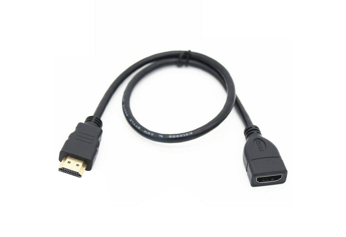 Bolwins B40 30cm HDMI Verlängerungskabel Adapter HDMI Stecker auf Buchse 1080p Computer-Kabel von Bolwins